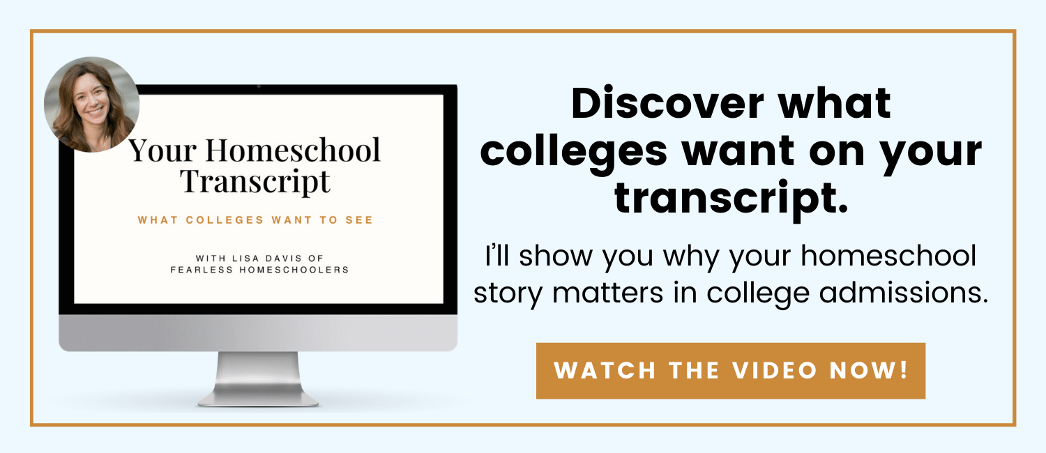 Free Homeschool Transcript Template Video Tutorial